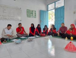 Pengurus OSIS SMK 7 Jeneponto. Gelar Rapat Kerja.
